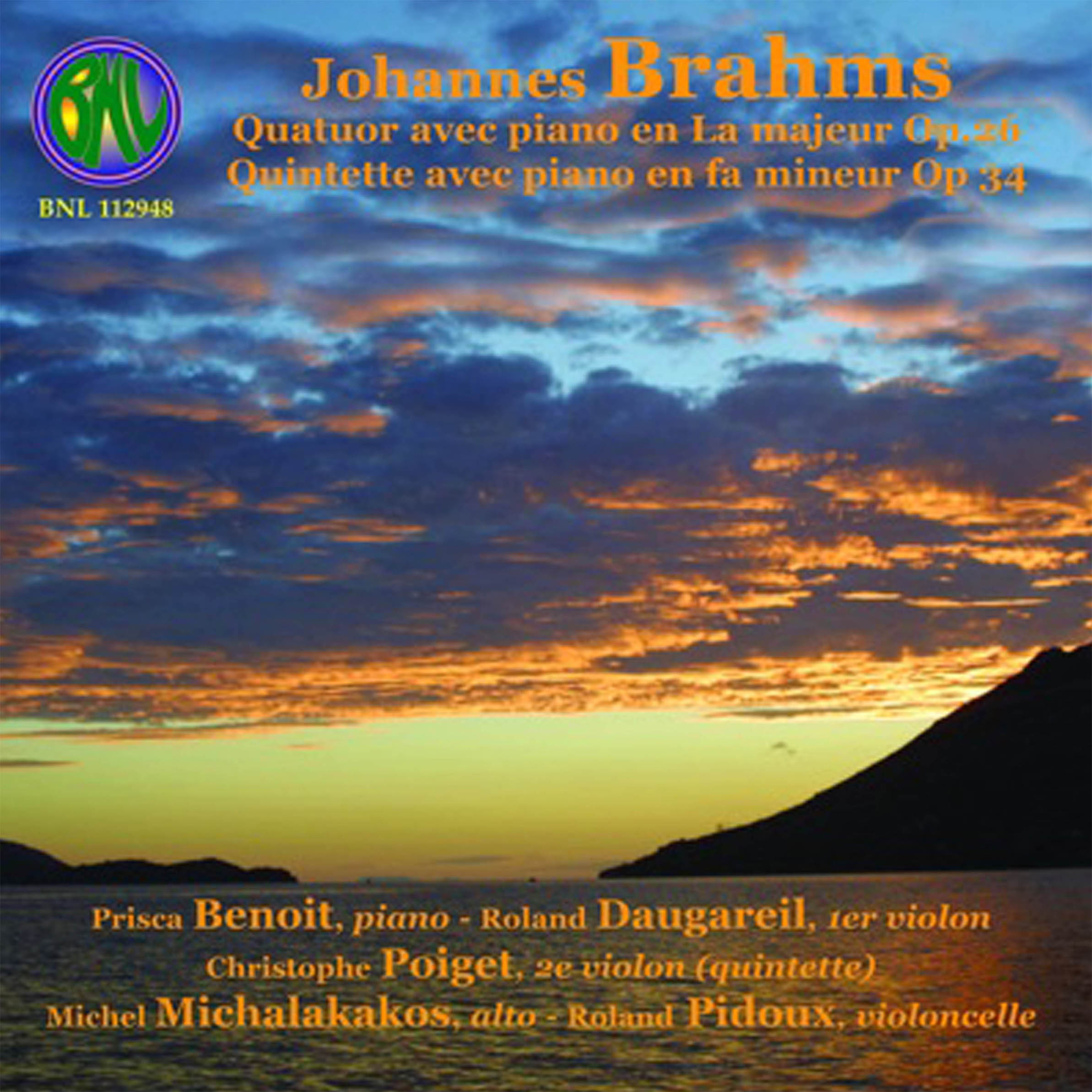 brahms quatour quintette